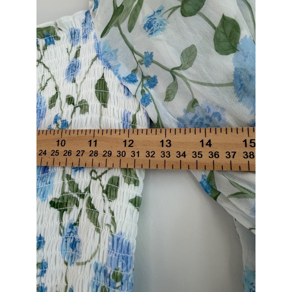 Hill House Grace Mini Nap Dress Cottagecore Floral Women S Garden Party Milkmaid - Picture 8 of 8